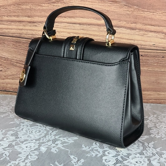 New Michael Kors Bleecker Small Studded Satchel - Picture 3 of 9